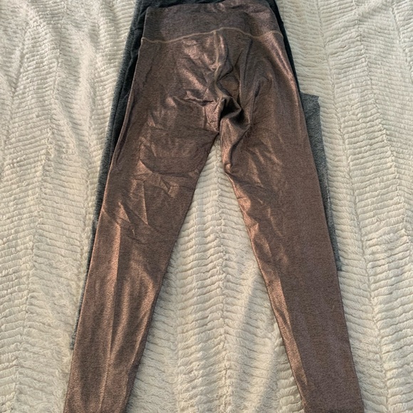 Bundle of 3 kyodan ultra high waist metallic space dye heather jersey leggings - Picture 8 of 16